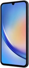 shumee Samsung | Galaxy | A34 (A346B) | Grafit | 6,6"" | Super AMOLED | Mediatek MT6877V | Dimenzija 1080 (6 nm) | Notranji RAM 6 GB | 128 GB | microSDXC | Dvojna SIM | Nano-SIM | 3G | 4G | 5G | Apk