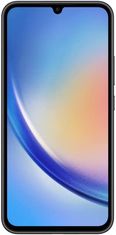 shumee Samsung | Galaxy | A34 (A346B) | Grafit | 6,6"" | Super AMOLED | Mediatek MT6877V | Dimenzija 1080 (6 nm) | Notranji RAM 6 GB | 128 GB | microSDXC | Dvojna SIM | Nano-SIM | 3G | 4G | 5G | Apk
