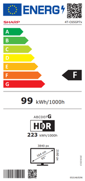 shumee Sharp 65GP7265E | 65 | Pametni televizor | Google TV | UHD
