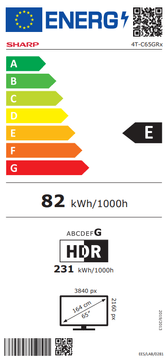 shumee Sharp 65GR8265E | 65 | Pametni televizor | Google TV | UHD