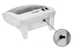 shumee Adler AD 7709 800 W halogenski grelec z 2 stopnjama moči - bel