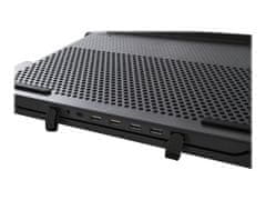 shumee Stojalo Targus | Podloga za hlajenje s 4 vrati USB-A - za prenosnike do 16 palcev | Črna/siva