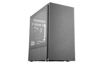 shumee Cooler Master Silencio S400 z jekleno stranjo Črna Mini ITX, Micro ATX Napajalnik priložen Ne