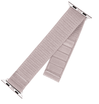 shumee Fiksni | Športni pašček za Apple Watch 38/40/41 mm | 60–210 mm | Rožnato zlato | Najlon