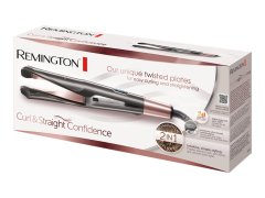 shumee Likalnik las Remington Curl and Straight Confidence | S6606 | Keramični grelni sistem | Temperatura (min.) 150 °C | Temperatura (maks.) 230 °C | Število stopenj gretja 5 | Črna