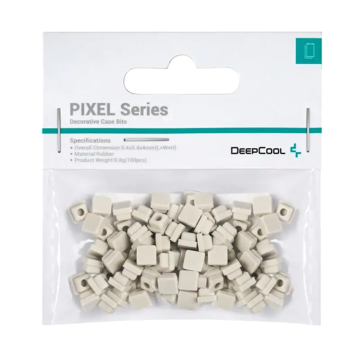 shumee Deepcool PIXEL serija - Dekorativni končni pokrovčki za sistemske omare | 0,54 cm x 0,54 cm x 0,4 cm | 9,8 g