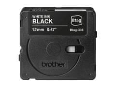 shumee Brother BTAG-335 BTAG335 12 mm bel na črnem traku
