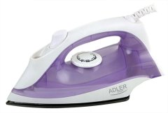 shumee Likalnik | Adler | AD 5019 | Brezžični | 1600 W | Prostornina rezervoarja za vodo 100 ml | Neprekinjena para 10 g/min | Vijolična/bela