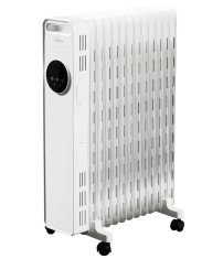 shumee Midea oljni radiator | NY2513-22MR | Oljni radiator | 2500 W | Število stopenj moči 3 | Primerno za prostore do 35 m² | Bela