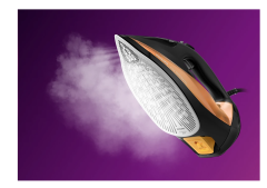 shumee Philips DST7040/80 serija 7000 | Parni likalnik | 2800 W | Prostornina rezervoarja za vodo 300 ml | Neprekinjena para 50 g/min | Izpust pare 250 g/min | Črna/zlata