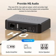 shumee Arylic S10+ WiFi glasbeni pretakalnik, črne barve