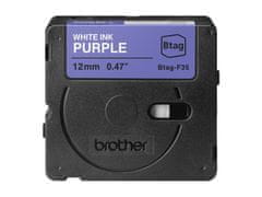 shumee Brother BTAG-F35 BTAGF35 12 mm bel na vijoličnem traku