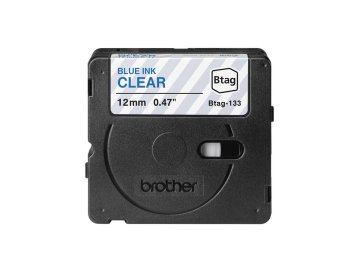 shumee Brother BTAG-133 BTAG133 12 mm moder na prozornem traku