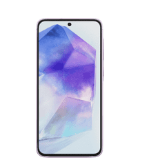 shumee Samsung | Galaxy | A55 (A556) | Lila | 6,6" | Super AMOLED | 1080 x 2340 slikovnih pik | Notranji RAM 8 GB | 128 GB | microSDXC | Dvojna SIM | 4G | 5G | Ločljivost glavne kamere 50+12+5 MP |