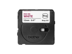 shumee Brother BTAG-232 BTAG232 12 mm rdeč na belem traku