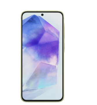 shumee Samsung | Galaxy | A55 (A556) | Limona | 6,6" | Super AMOLED | 1080 x 2340 slikovnih pik | Notranji RAM 8 GB | 256 GB | microSDXC | Dvojna SIM | 4G | 5G | Ločljivost glavne kamere 50+12+5 MP |