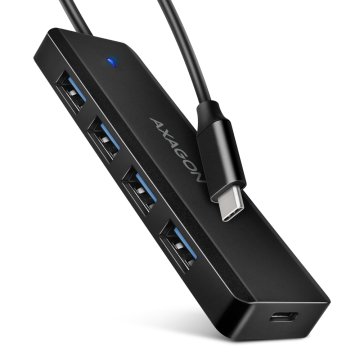shumee AXAGON potovalni štiriportni USB-C 5Gbps vozlišče | HUE-C1C