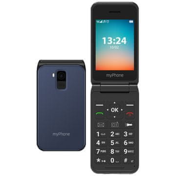shumee myPhone Flip LTE (črna) ena SIM kartica 2,8"" TFT 240x320/128 MB/48 MB RAM/SD kartica/4G LTE