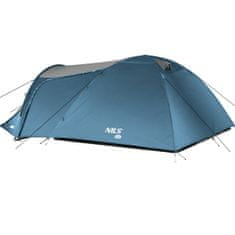 NILS CAMP turistični šotor NC6012 Trekker modro-siva
