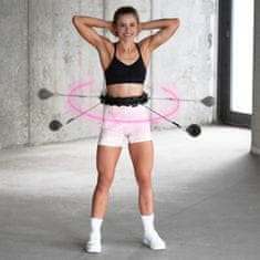 HMS HHW01 HULA HOOP ČRNEGA OBROČA Z UTEŽO