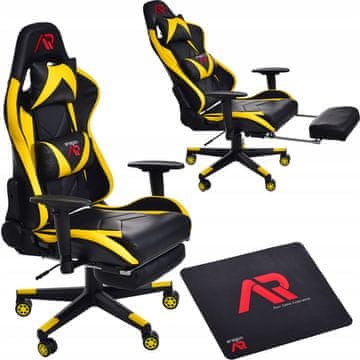 shumee Pisarniški igralni stol GAMER + PODLOGA