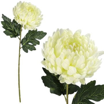 shumee UMETNO CVETJE umetna krizantema 70 cm bela LIKE A LIFE spomladanska dekoracija