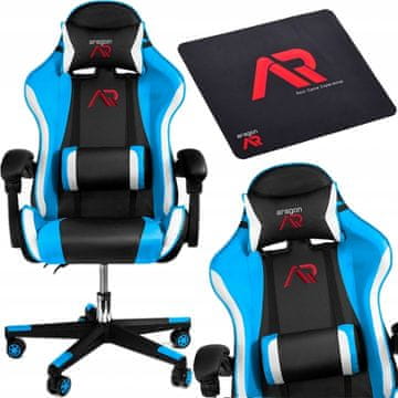 shumee Pisarniški igralni stol ARAGON + PODLOGA