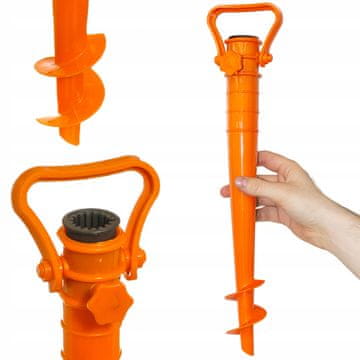 shumee Stojalo za senčnik BASE vrtno stojalo za senčnik za na plažo