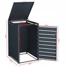 shumee POKROV ZA KOŠ ZA SMETI pokrov za koš za smeti predal za shranjevanje