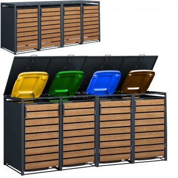 shumee POKROV ZA KOŠ ZA SMETI pokrov za koš za smeti predal za shranjevanje