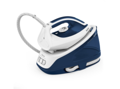 shumee TEFAL | Parna postaja Express Essential | SV6116E0 | 2200 W | 1,4 l | 5 do 6 barov | Samodejni izklop | Funkcija navpičnega izpusta pare | Funkcija čiščenja vodnega kamna | Bela/modra