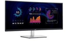 shumee Dell | Monitor | P3424WE | 34" | IPS | 21:9 | 60 Hz | 5 ms | 300 cd/m² | 1 HDMI vhod | Črna