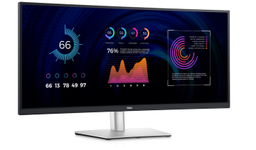 shumee Dell | Monitor | P3424WE | 34" | IPS | 21:9 | 60 Hz | 5 ms | 300 cd/m² | 1 HDMI vhod | Črna