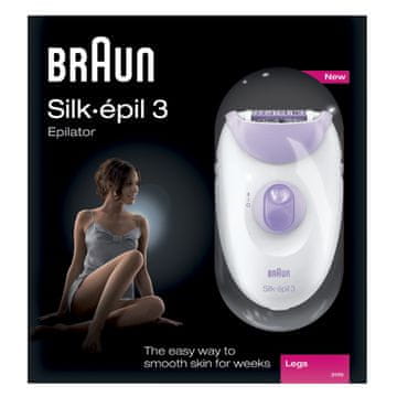 shumee Braun epilator Silk-Epil 3 SE3170 L Življenjska doba žarnice (utripi) Ni relevantno Število stopenj moči 2 Bela/vijolična