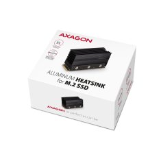 shumee AXAGON Pasivni aluminijast hladilnik za enostranske in dvostranske M.2 SSD diske, velikost 2280, višina 36 mm | CLR-M2XL