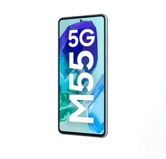 shumee Samsung Galaxy M55 M556 (svetlo zelen) Dual SIM 6,6"" Super AMOLED 1080x2400/2,4 GHz in 2,36 GHz/8 GB RAM-a/128 GB/Android 14/microSDXC, WiFi, BT, 5G
