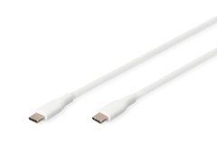 shumee Silikonski priključni kabel Digitus | AK-300341-010-W | USB-C je USB-C