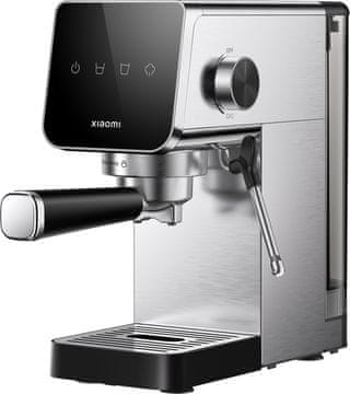 shumee Xiaomi espresso aparat | Tlak črpalke 20 barov | Vgrajen penilnik mleka | Polavtomatski | 1350 W | Srebrna/črna