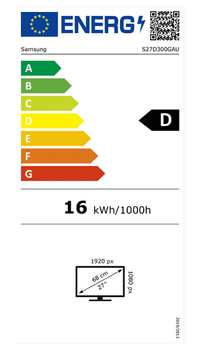 shumee Samsung LS27D300GAUXEN | 27" | IPS | FHD | 100 Hz | 5 ms | 1920 x 1080 slikovnih pik | 250 cd/m² | Količina HDMI vhodov: 1