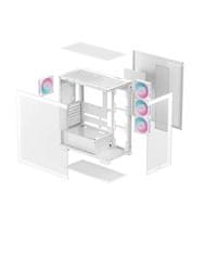 shumee Deepcool CG580 4F WH | Bela | Srednji stolp | Napajalnik priložen Ne | ATX PS2