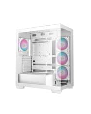 shumee Deepcool CG580 4F WH | Bela | Srednji stolp | Napajalnik priložen Ne | ATX PS2