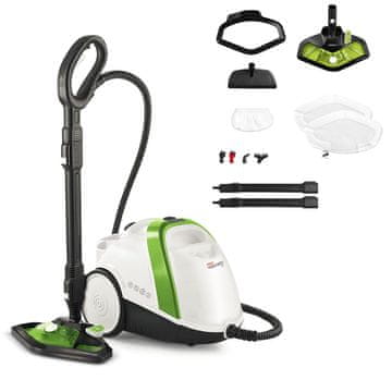 shumee Polti | Parni čistilec | PTEU0317 Vaporetto Smart 110 Eco | Moč 1500 W | Tlak pare 4 bare | Prostornina rezervoarja za vodo 2 l | Bela/zelena
