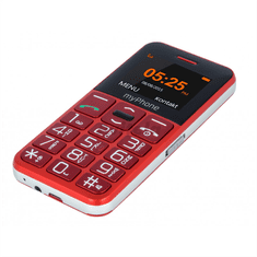 shumee myPhone | Hello Easy | Rdeč | 1,77" | TFT | 24 MB | 32 MB | Ena SIM kartica | Bluetooth | Ločljivost glavne kamere 0,3 MP | 1000 mAh