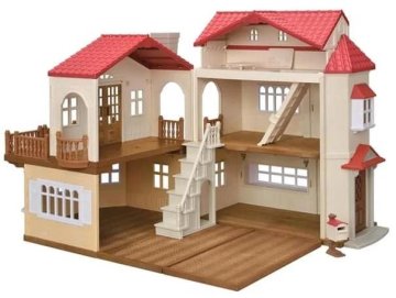 shumee Vaška hiša Sylvanian Families z rdečo streho | 5708SYL | Plastika