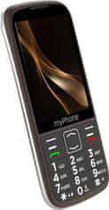shumee myPhone Halo 4 Plus LTE Praline Collection | Rjava | 3,5" | IPS | 48 MB | 128 MB | Dvojna SIM kartica | MicroSD | 3G | Bluetooth | Ločljivost glavne kamere 2 MP | 2500 mAh