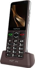 shumee myPhone Bueno LTE Praline Collection | Rjava | 2,8"" | IPS | 48 MB | 128 MB | Ena SIM kartica | MicroSD | 3G | Bluetooth | Ločljivost glavne kamere 2 MP | 2000 mAh