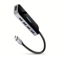 shumee AXAGON SuperSpeed USB-C kombinirani 6-v-1 vozlišče | HMC-6H4A