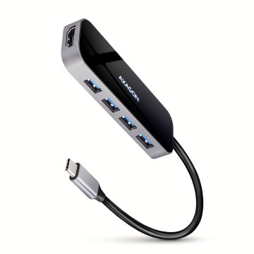 shumee AXAGON SuperSpeed USB-C kombinirani 6-v-1 vozlišče | HMC-6H4A