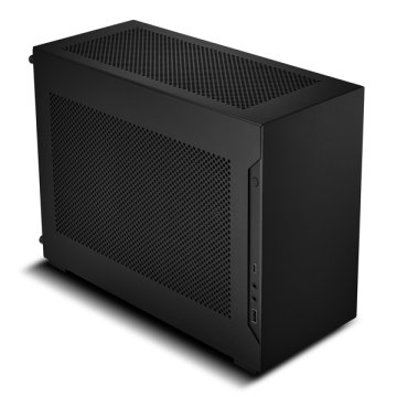 shumee Lian Li DAN ohišja A4-H2O X4 Mini-ITX Gehäuse, PCIE4.0 Riserkabel - črna | Lian