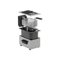 shumee Cvrtnik Tristar | FR-9338 | Moč 2000 W | Prostornina 3 l | Nerjaveče jeklo/črna